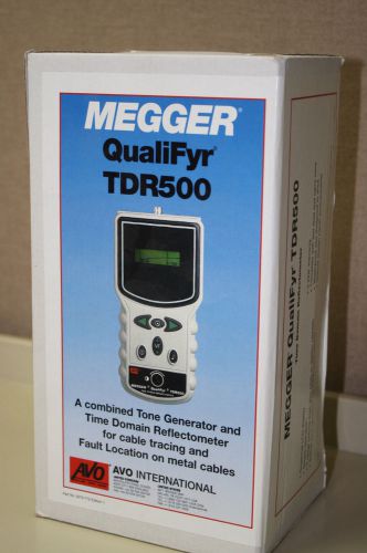 Megger TDR500, Time Domain Reflectometer