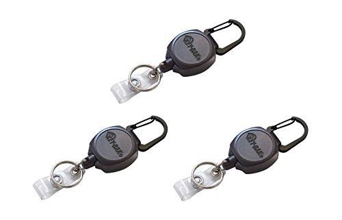 Key-Bak KEY-BAK Sidekick ID Badge &amp; Key Reel, 24&#034; Kevlar Cord w/Polycarbonate