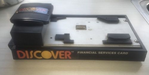 Vintage DataCard Addressograph Manual Credit Machine Imprinter Discover Card