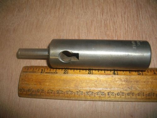 L207 Drill Adaptor 3/8&#034; Stright to #2 MT Shank Tappered Scully Jones