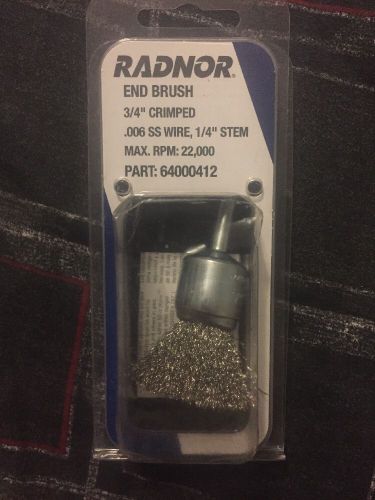 Radnor End Brush 3/4&#034; Crimped NEW