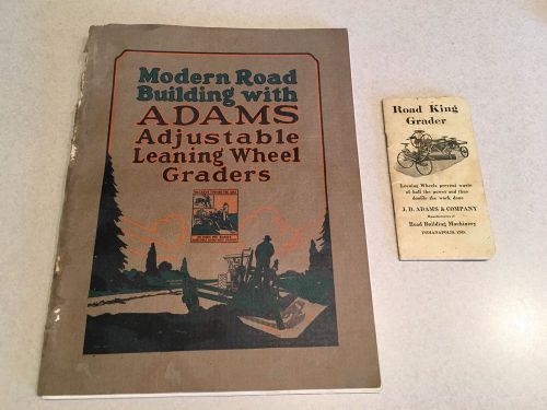Early Adams Grader Catalog Lot. No Reserve