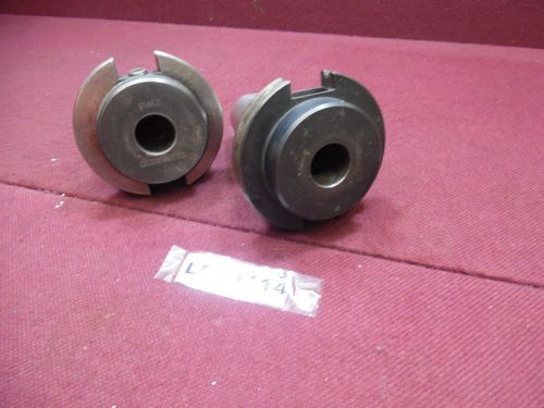 LOT OF 2 TAPMATIC CAT50 TOOL HOLDERS 1 &#034; ENDMILL HOLDER   LOC1114