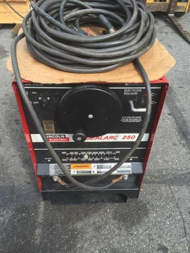 Lincoln Electric Idealarc 250 Welder With 50 ft Leads