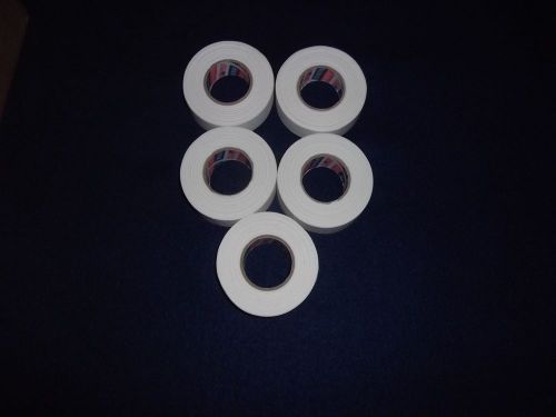 White medical tape  5 rolls  1.5&#034;x10yds.   cosmetic seconds for sale