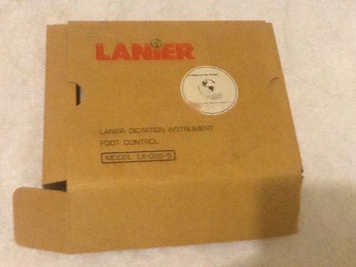 NIB Lanier Dictation Instrument Foot Control Model LX-055-5