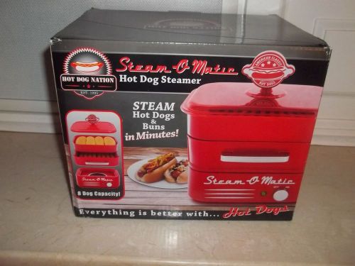 Steam O Matic Hot Dog Steamer by SMART PLANET NEW
