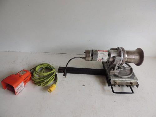 AB CHANCE #C308-1170 CAPSTAN HOIST LINEMAN TOOL W/ TRUCK HITCH rated 1,000 lbs