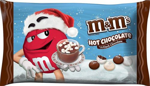 M&amp;M&#039;s Dark HOT CHOCOLATE Candy Limited Seasonal 8oz BB-9/2016 M&amp;Ms