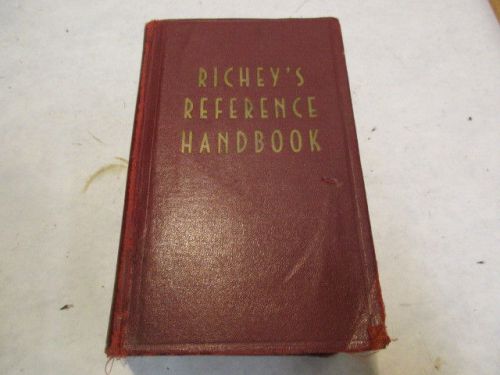 1951 Richeys Reference Handbook for Builders, Architect&#039;s, Construction Engineer