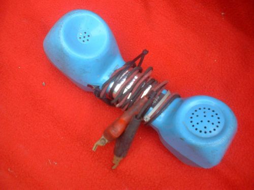 Bell Telephone Lineman Test Phone Handset Blue Push Button Systems