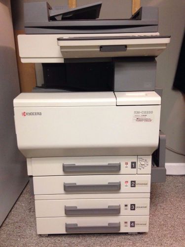 Kyocera KM-C2230 Digital Color Copier Printer Scanner W Fiery X3e Original Owner