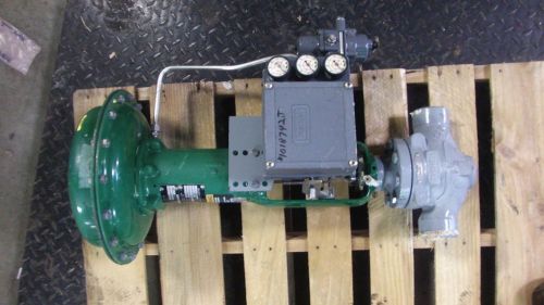 Fisher 1 1./2&#034; actuator valve w/positioner #1018742j type:667 size:34 new for sale