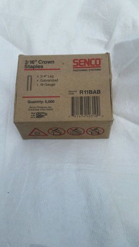 Senco 3/16&#034; Crown Staples