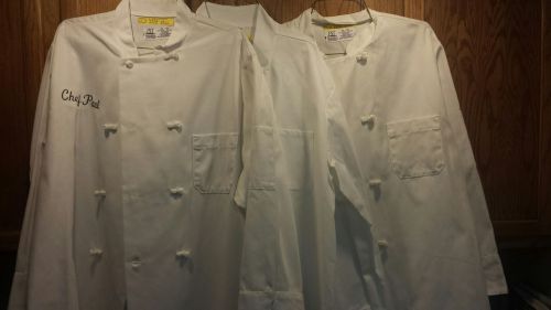 Chef Jacket Monogrammed Three Jackets for One Price