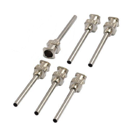 6X Stainless Steel Luer Lock Dispensing Needle Tip, 13 Gauge, 1.81*2.26mm YM