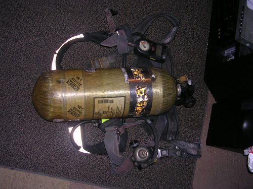 MSA 3000 psi SCBA Harness NFPA.1981 - 2002 model with Cylinder bottle .