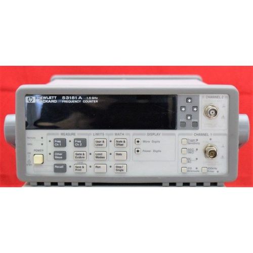 0.1Hz-1.5Ghz 53181A 10Digits Agilent RF Frequency counter