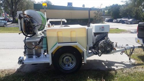 Harben sewer jetter, industrial pressure washer mounted on single axle trailer for sale