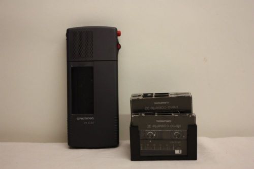 GRUNDIG DH2230 VOICE RECORDER STENORETTE DH2230 &amp; 4 STENO-CASSETTE ITEM M151