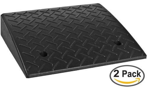 4.3&#034; Heavy Duty Rubber Curb Ramp **2 Pack** 4.3&#034; Height **2 Pack**