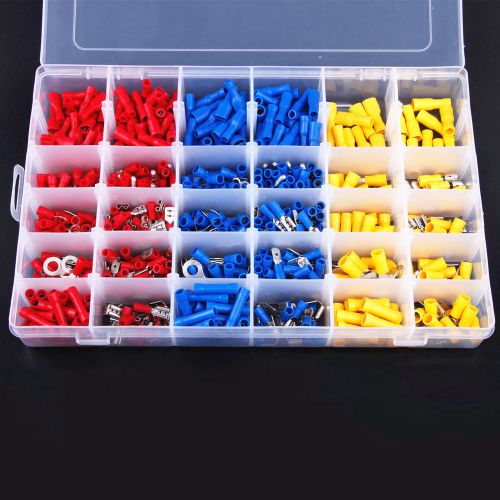 720PCS Assorted Crimp Terminals Set Kits Insulated Electrical Wiring Connector