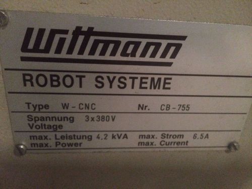 Wittmann  W-CNC Robot  Systeme