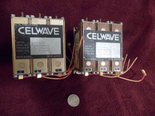 Celwave cat. no.5163-2b and cat no.5163-2b= two units- free shipping.!!! for sale