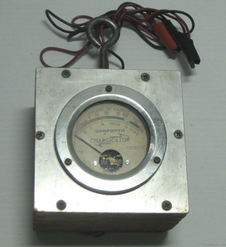 Vintage danforth chargicator 46, 12v battery charge indicator  with housing for sale