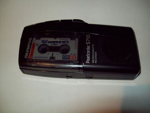 OLYMPUS PEARLCORDER  S710  Microcassttee RECORDER Dictaphone, full working