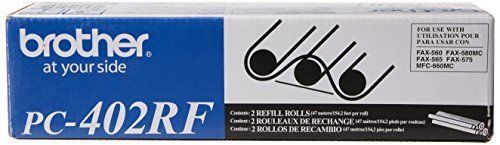 Unknown brother printers 2 refill rolls for use in pc402 ppf-560 580mc mfc-660mc for sale