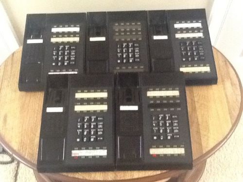 LOT OF (5) TIE ONYX 88360 BLACK 30 BUTTON STANDARD PHONE