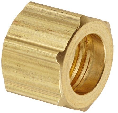 Eaton Weatherhead 1261X4 Brass CA360 Polyline Flareless Brass Fitting, Nut, 1/4&#034;