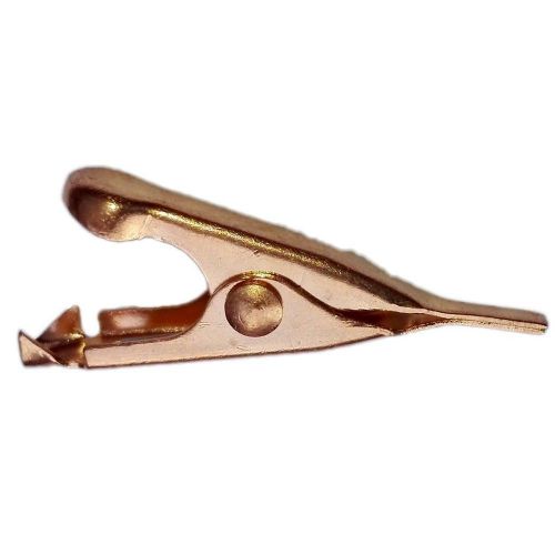 Toothless alligator test clip copper plated with smooth jawed and microscopic ti for sale