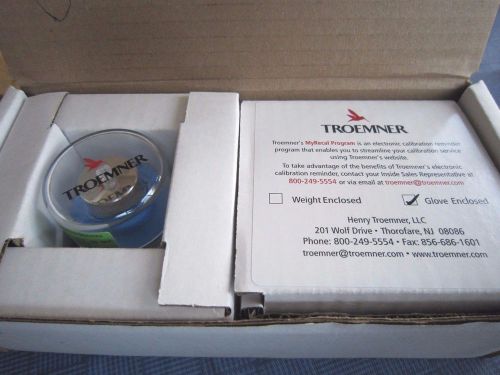 Troemner 8144 calibration weight metric 100g calibrated and  in box for sale