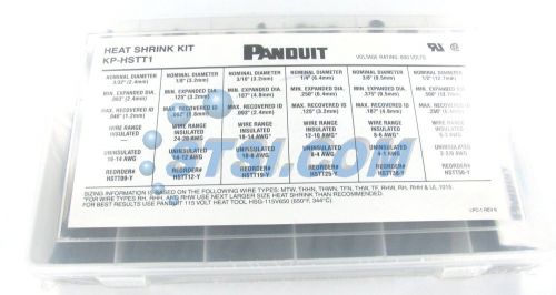 Panduit cross linked polyolefin heat shrink kit, black kp-hstt1 ~stsi for sale