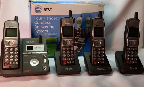 AT&amp;T E5814B  5.8 GHz cordless telephone with Four extra handsets