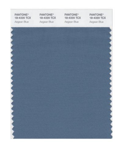 Pantone PANTONE SMART 18-4320X Color Swatch Card, Aegean Blue