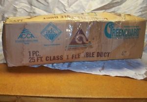 Atco 6&#034; x 25&#039; class 1 flexible duct # 17002506 / 070rf  - new! for sale