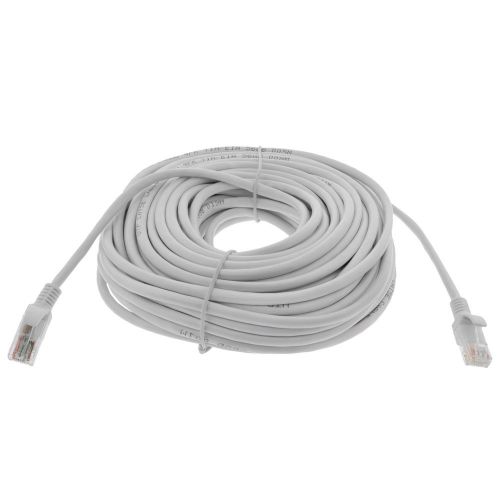 R-Tech Cat5 Ethernet Cable RJ45 For Networking Use- 65 ft White