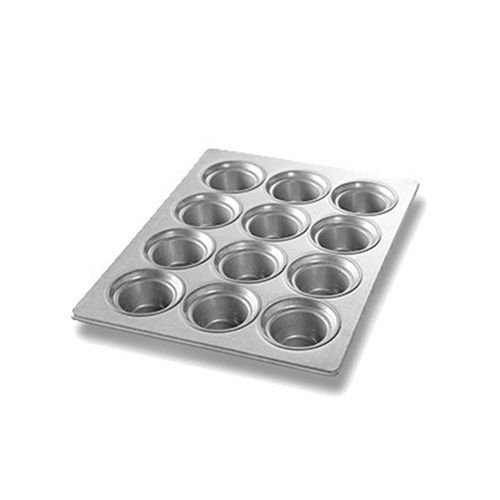 Chicago Metallic 43025 Oversized Large Crown Muffin Pan 12-on (3 rows of 4) 7...