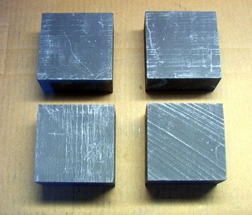 Lot of 4 graphite blocks edm machining for sale