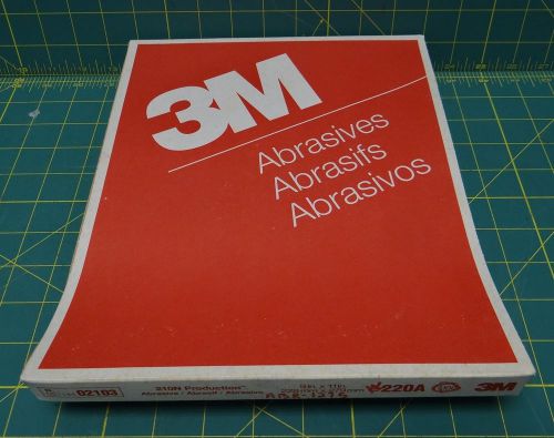 3M 210N Production Paper 051144-02103, 9&#034; x 11&#034; 220A Grade 100 Sheets