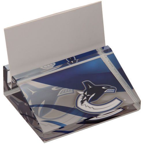 Vancouver Canucks Crystal Business Card Holder - NHL