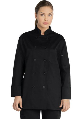 Black dickies women&#039;s executive chef coat dc414 blk for sale