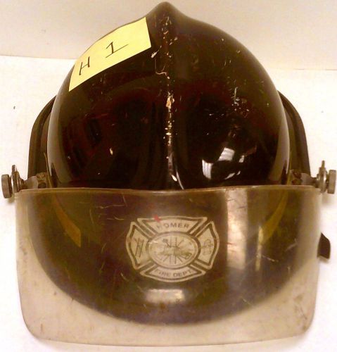 Firefighter Bunker Turn Out Gear Cairns N660 Blackcfx Helmet +Reflector Visor H1
