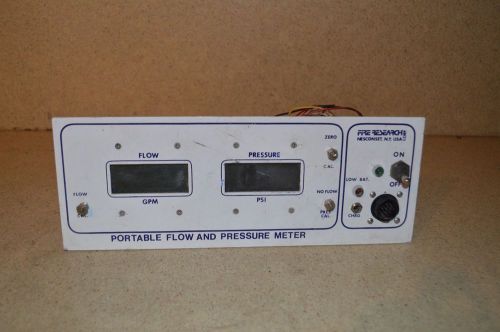 ^^ FIRE RESEARCH PORTABLE FLOW AND PRESSURE METER - DISPLAY ONLY