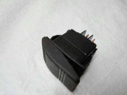 New: carling black rocker switch, 2 contacts, 10a 250vac 1/2 hp, 15a 125vac, 1/2 for sale