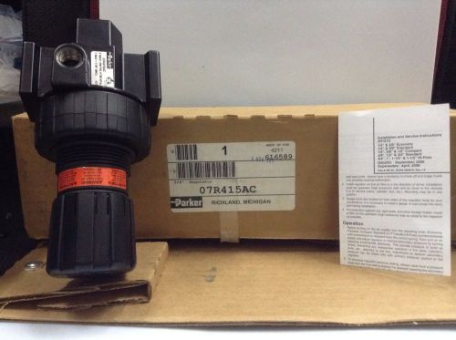 Parker 07R415AC Air Regulator 3/4 in NPT, Pmax. 250 psi