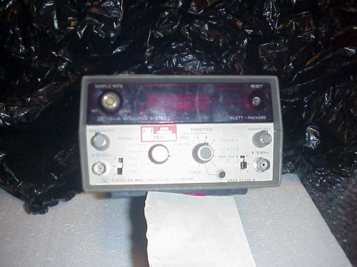 Hp measuring system; model 5300a / 50mhz universal counter; model: 5302a for sale